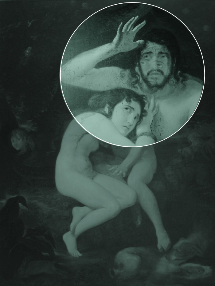 亞當與夏娃紅外線攝影