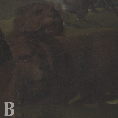 亞當與夏娃-獅子