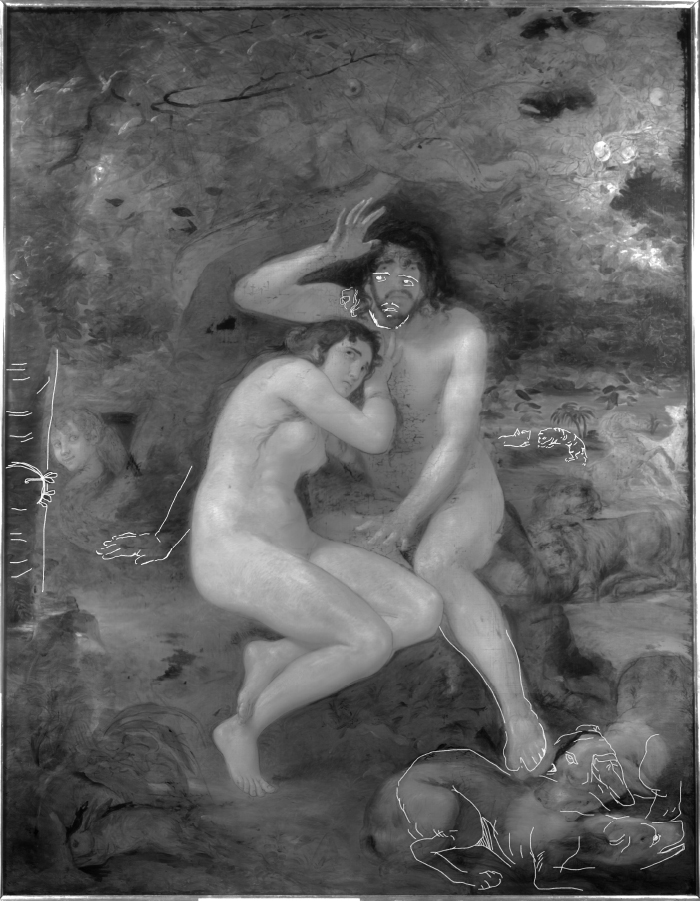 亞當與夏娃-紅外線檢測