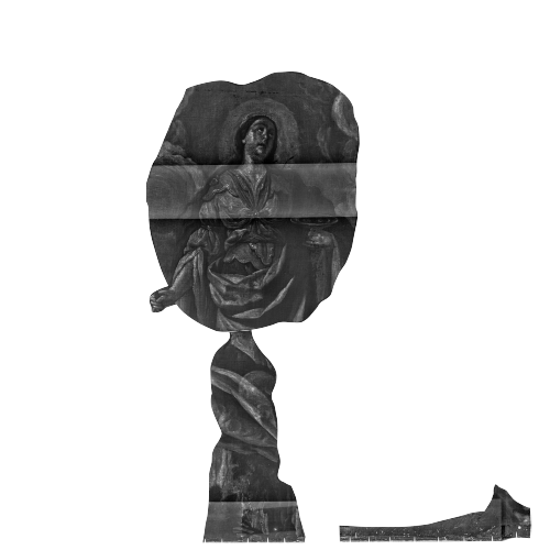 〈果實環串中的聖露西〉（局部）