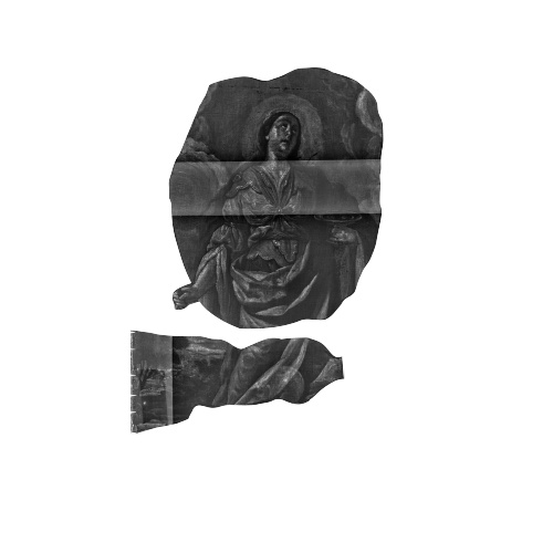 〈果實環串中的聖露西〉（局部）